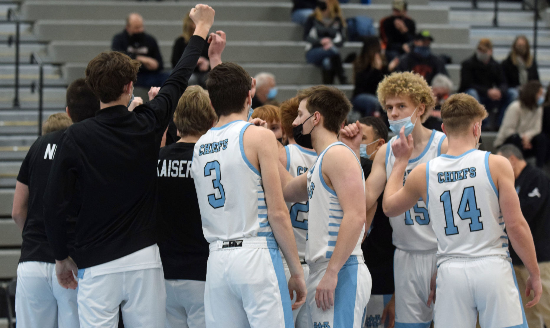 Wisconsin Dells huddle